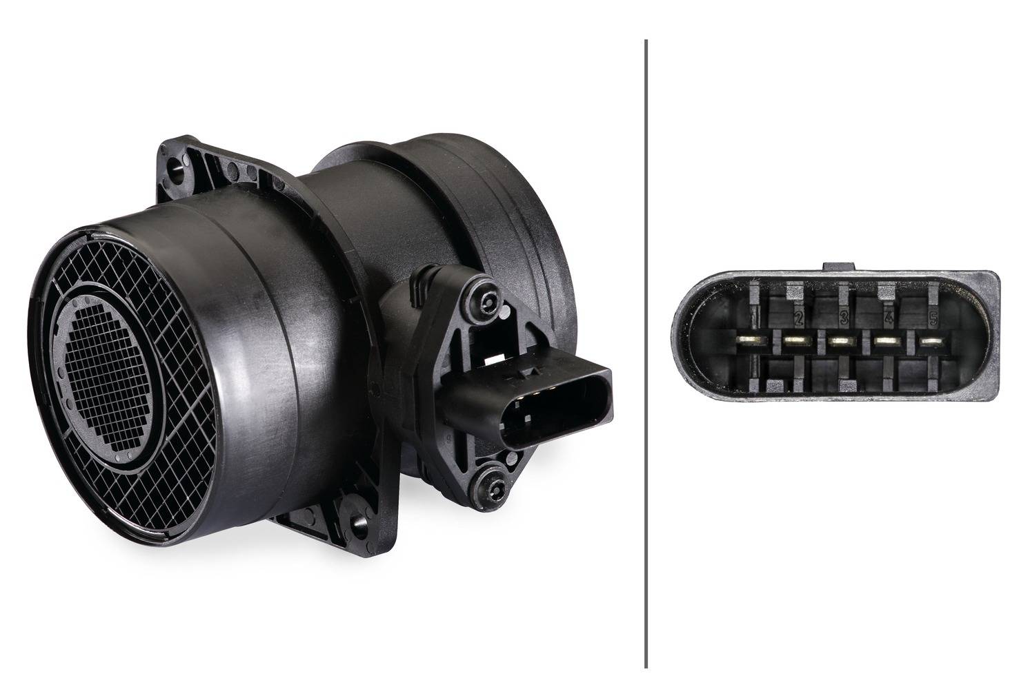 HELLA 8ET 009 142-571 Luftmassenmesser - geschraubt