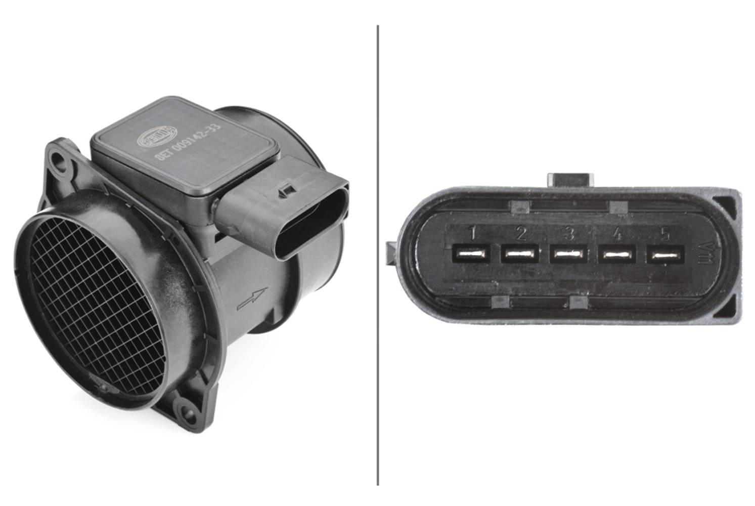 HELLA 8ET 009 142-331 Luftmassenmesser - geschraubt