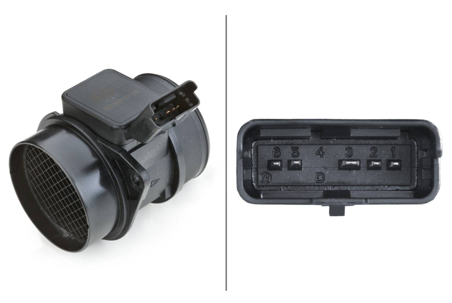 HELLA 8ET 009 142-101 Luftmassenmesser - Rohrstutzen