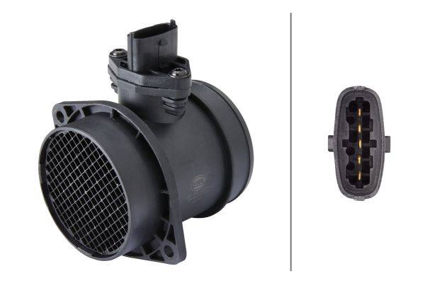 HELLA 8ET 009 142-991 Luftmassenmesser - geschraubt