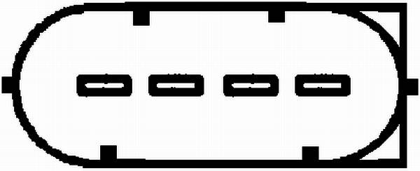 HELLA 8ET 009 142-601 Luftmassenmesser - geschraubt