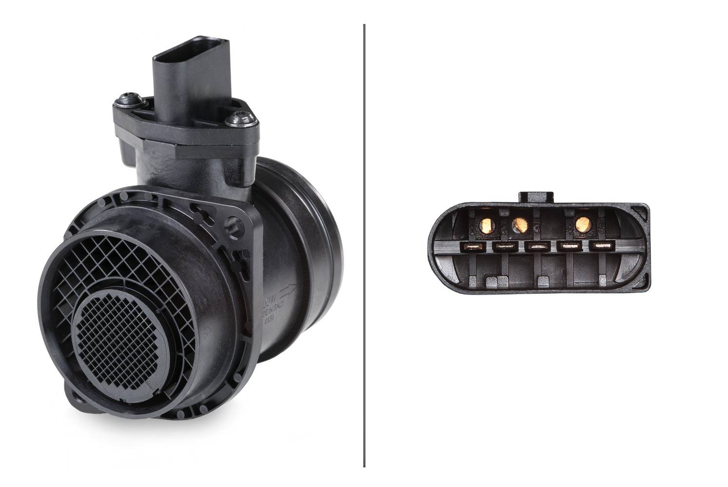 HELLA 8ET 009 149-361 Luftmassenmesser - Rohrstutzen