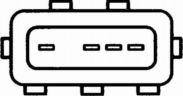 HELLA 8ET 009 142-171 Luftmassenmesser - Rohrstutzen