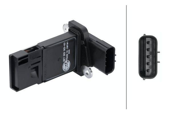 HELLA 8ET 009 149-491 Luftmassenmesser - geschraubt