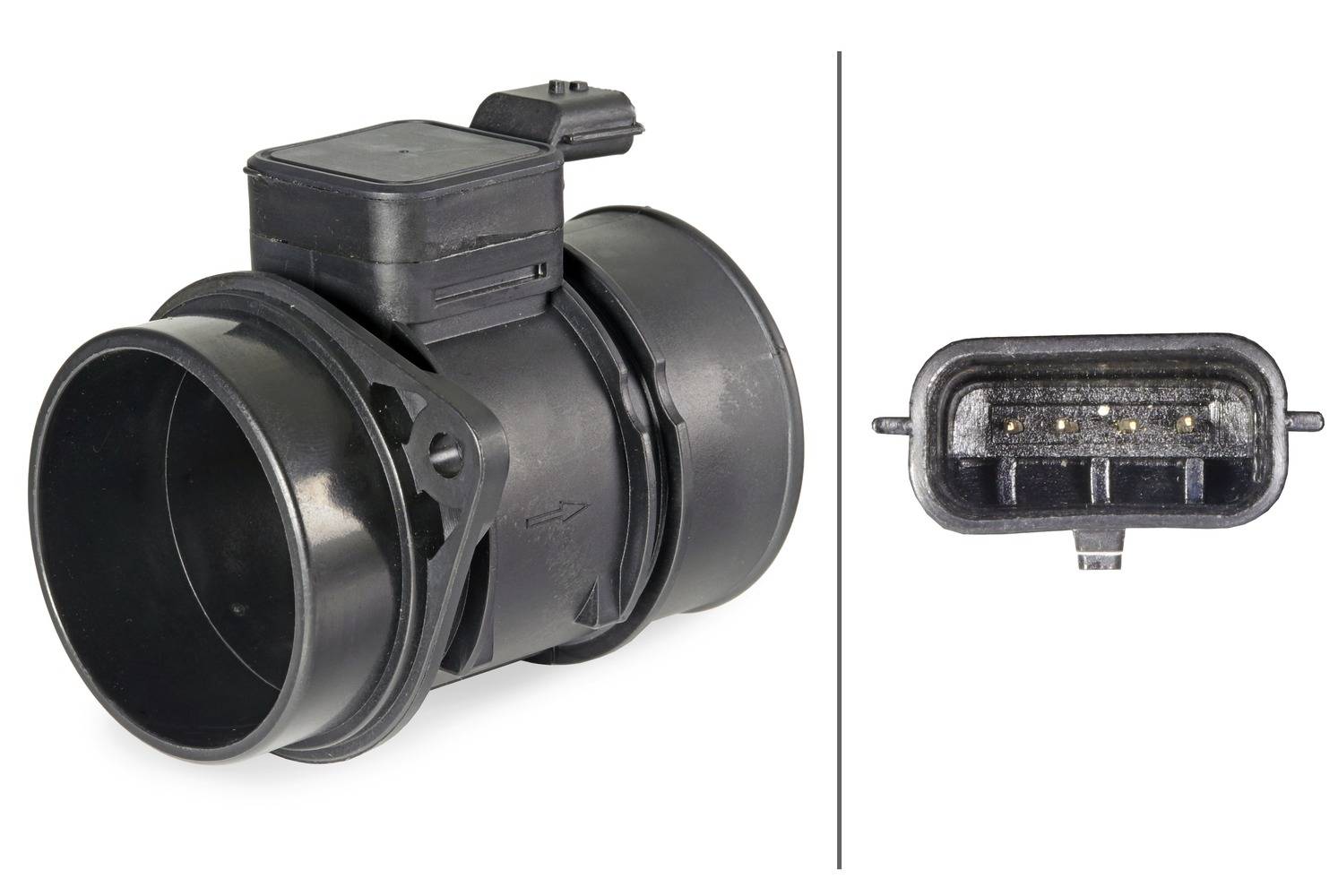 HELLA 8ET 358 095-131 Luftmassenmesser - Rohrstutzen