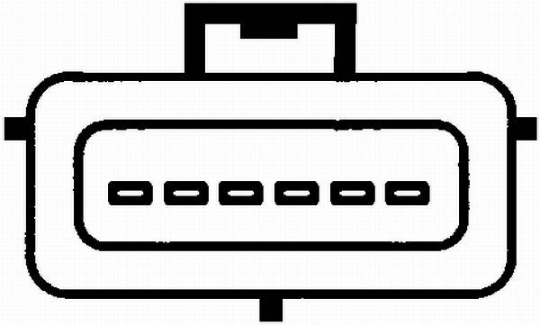 HELLA 8ET 009 142-291 Luftmassenmesser - geschraubt