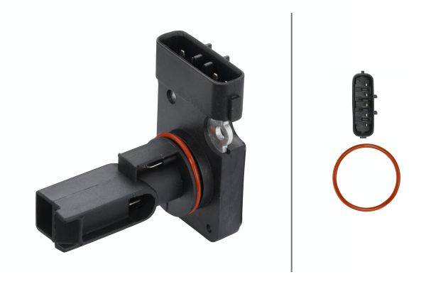 HELLA 8ET 009 149-311 Luftmassenmesser - geschraubt - ohne Gehäuse - ohne Saugrohr