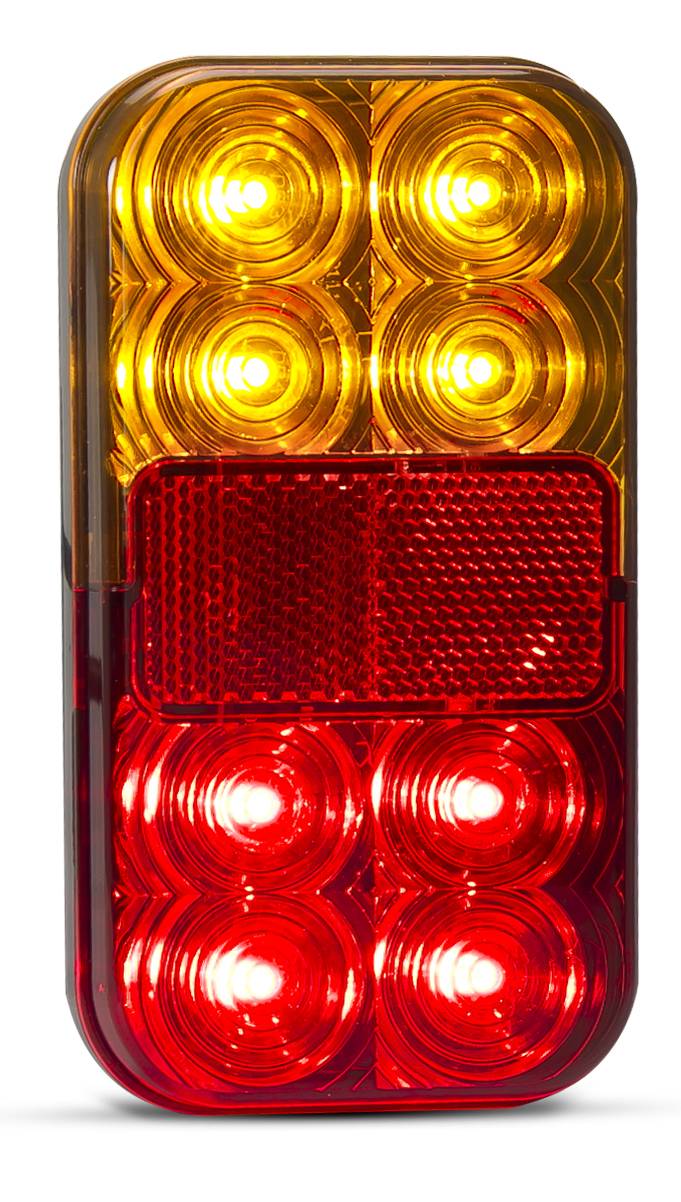 LED Heck- oder Rückleuchte, Serie 149, Blink-, Schluß-, Bremsleuchte, Reflektor