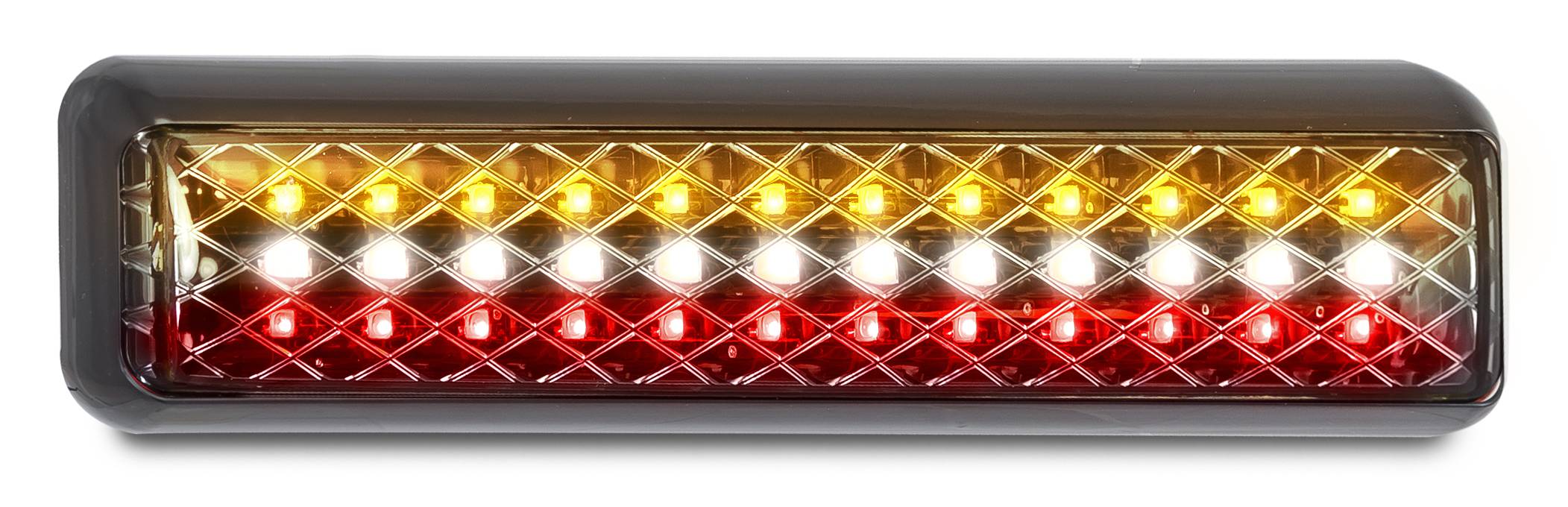 LED Rückleuchte, 4 Funktionen, Blink-, Rückfahr-, Schluss- u. Bremsleuchte