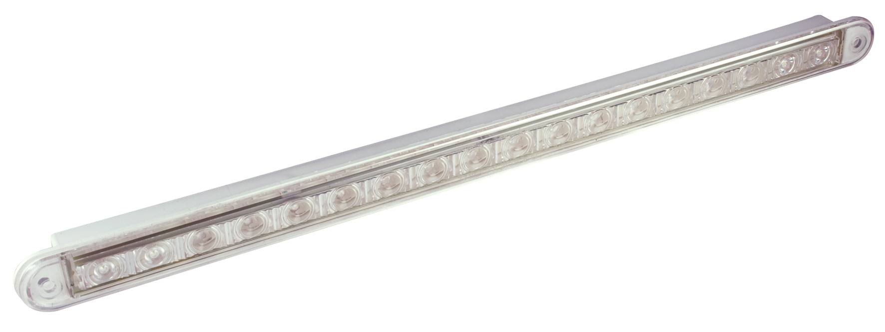 LED Small-Strip-Rückleuchte, Blinker, Brems- und Rücklicht, Weiß, Serie 380, 12 Volt