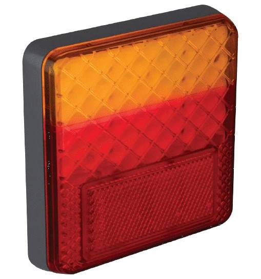 LED Kombinationsleuchte, 10 m Anschluss, Brems- u. Rücklicht, Blinker, Reflektor, Serie 100,