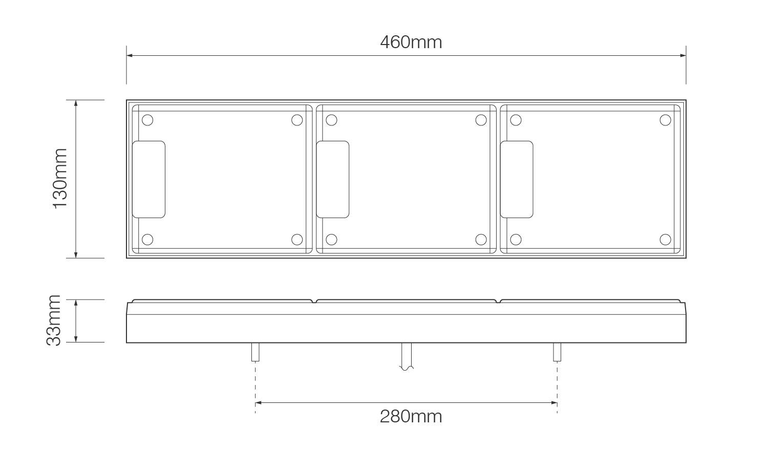 LED Heckleuchte, Brems- u. Schlusslicht, Blinker, Rückfahrleuchte, Serie 460, ECE