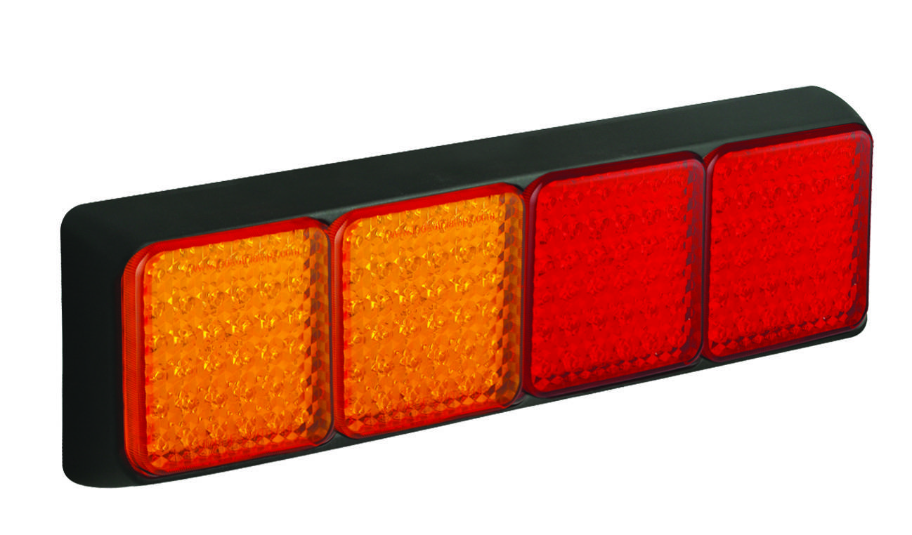 LED Kombinationsleuchte, 2 x Brems- u. Rücklicht, 2 x Blinker, Serie 80, ECE