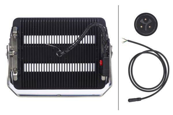 HELLA 1GJ 958 334-121 Doppelblinkleuchte/LED-Arbeitsscheinwerfer - HypaLUME - 220V - Fußbefestigung