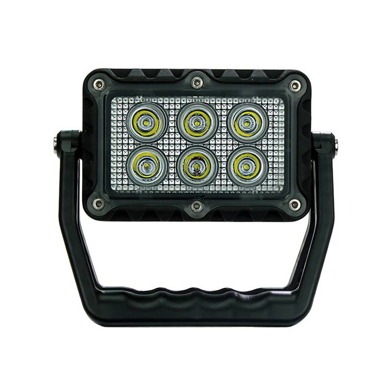 Arbeitsleuchte, Akku, 6 x 3 Watt, 1200 Lumen, Klapp-Ständer