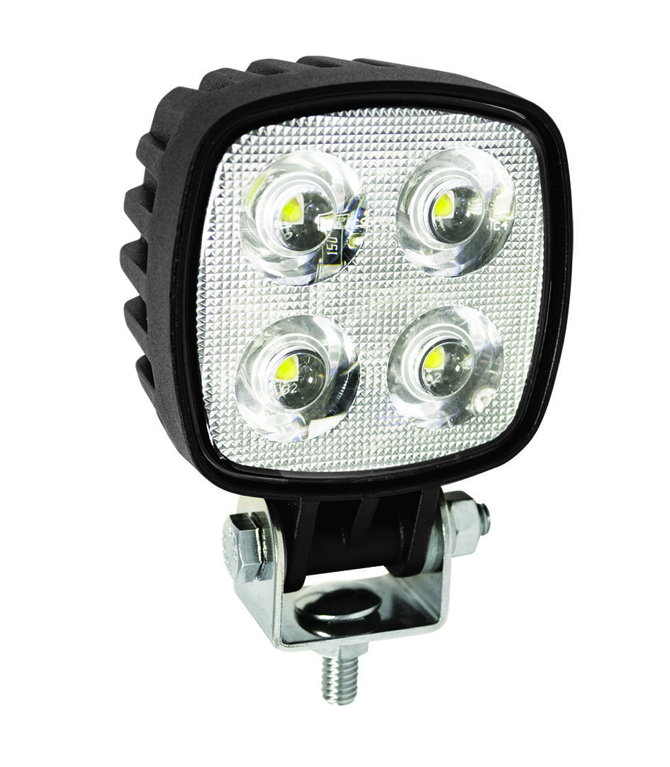 LED Arbeitsscheinwerfer, Serie 8112, Staplerleuchte, Gehäuse schwarz, 10-80 Volt