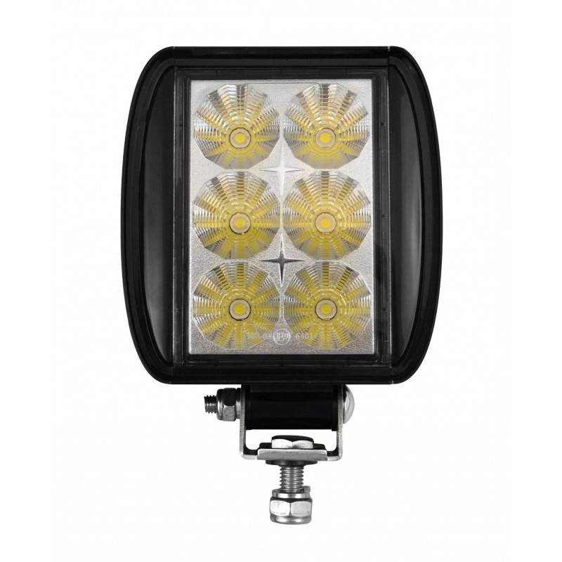 LED Arbeitsscheinwerfer, ECE R10, Rechteckig, 18 Watt, 12/24 Volt