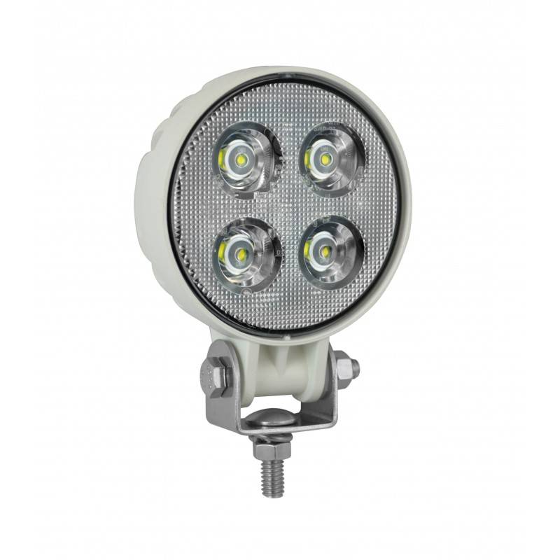 LED Arbeitsscheinwerfer, Serie Whiteline, Rund, 12 Watt, 12/24 Volt, Flutlicht