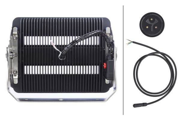 HELLA 1GJ 958 334-111 Doppelblinkleuchte/LED-Arbeitsscheinwerfer - HypaLUME - Fußbefestigung - Nahfe