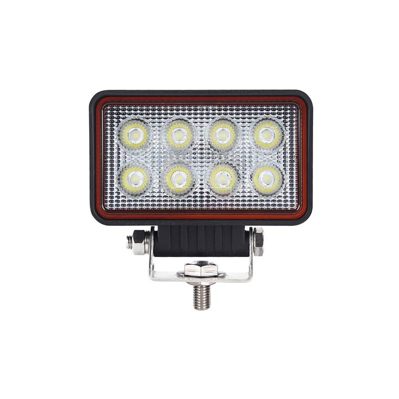 LED Arbeitsscheinwerfer, Serie Redline, Rechteckig, 24 Watt, 12/24 Volt, Flutlicht