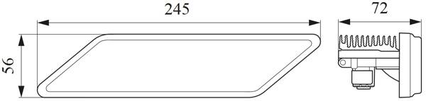 HELLA 1GE 996 198-321 LED-Arbeitsscheinwerfer - Modular Worklight Base Style - 12/24V - Einbau - Nah
