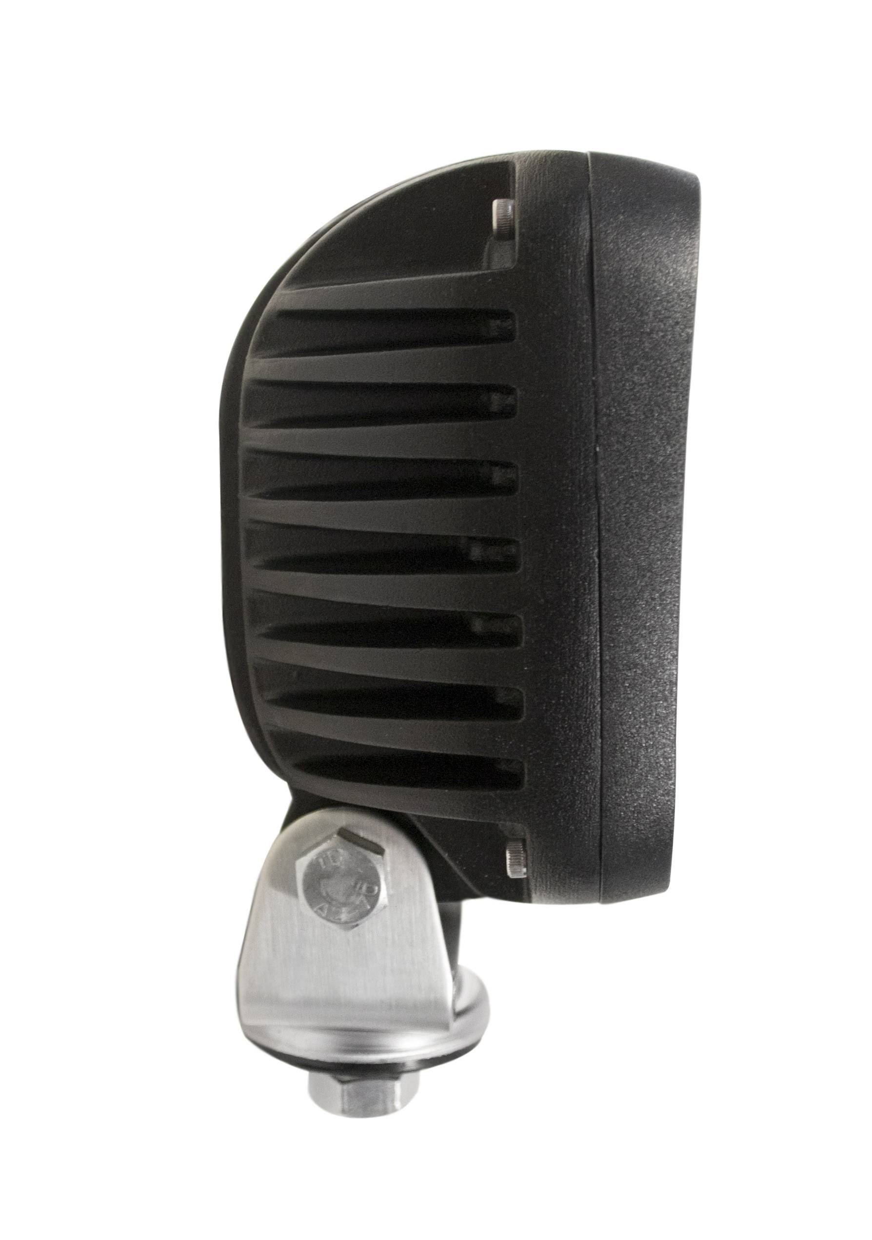 LED Arbeitsscheinwerfer, Serie 11235, Quadratisch, ECE-R10 12/24 Volt, Flutlicht