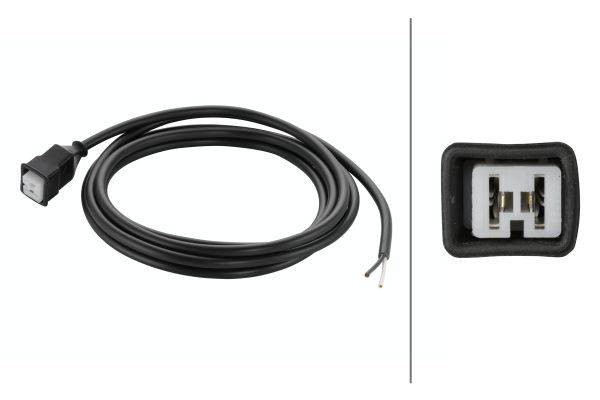 HELLA 8KB 990 299-001 Kabelsatz, Arbeitsscheinwerfer - Stecker: AMP - Kabel: 2000mm