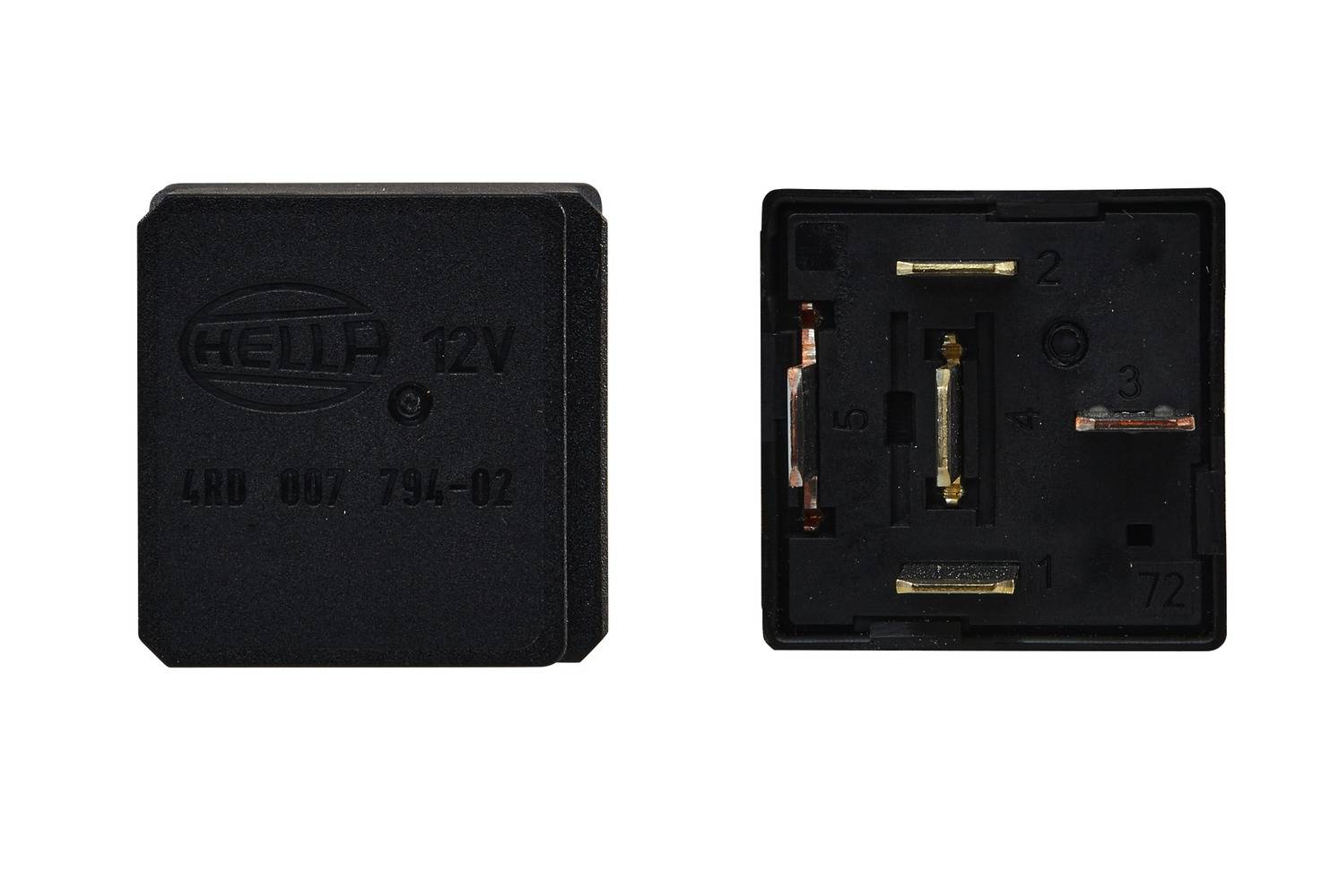 HELLA 4RD 007 794-021 Relais, Kaltstartsteuerung - 12V - 5-polig - Schaltbild: W2 - Stecker: B1 - Öf