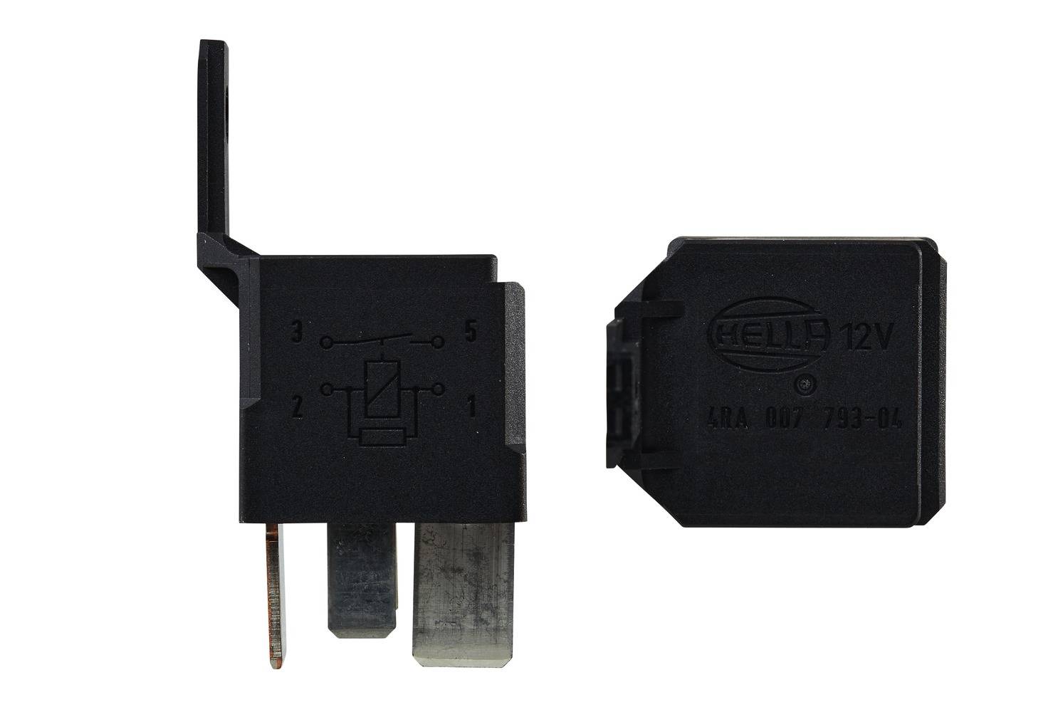 HELLA 4RA 007 793-041 Relais, Arbeitsstrom - 12V - 4-polig - Schaltbild: S2 - Stecker: B3 - Hochleis