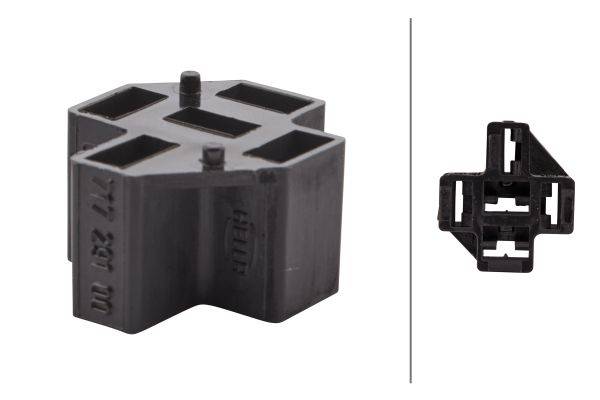 HELLA 8JA 717 291-007 Relaissockel - 5-polig - Flachsteckhülse