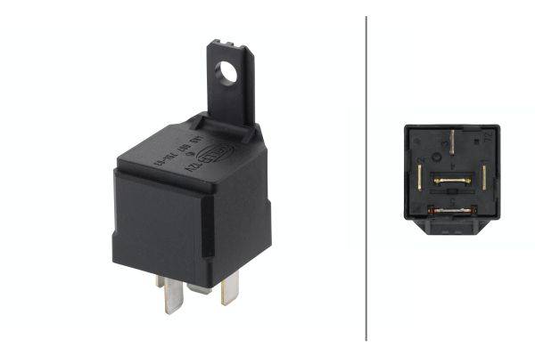 HELLA 4RD 007 794-031 Relais, Arbeitsstrom - 12V - 5-polig - Schaltbild: W2 - Stecker: B1 - Öffner/S