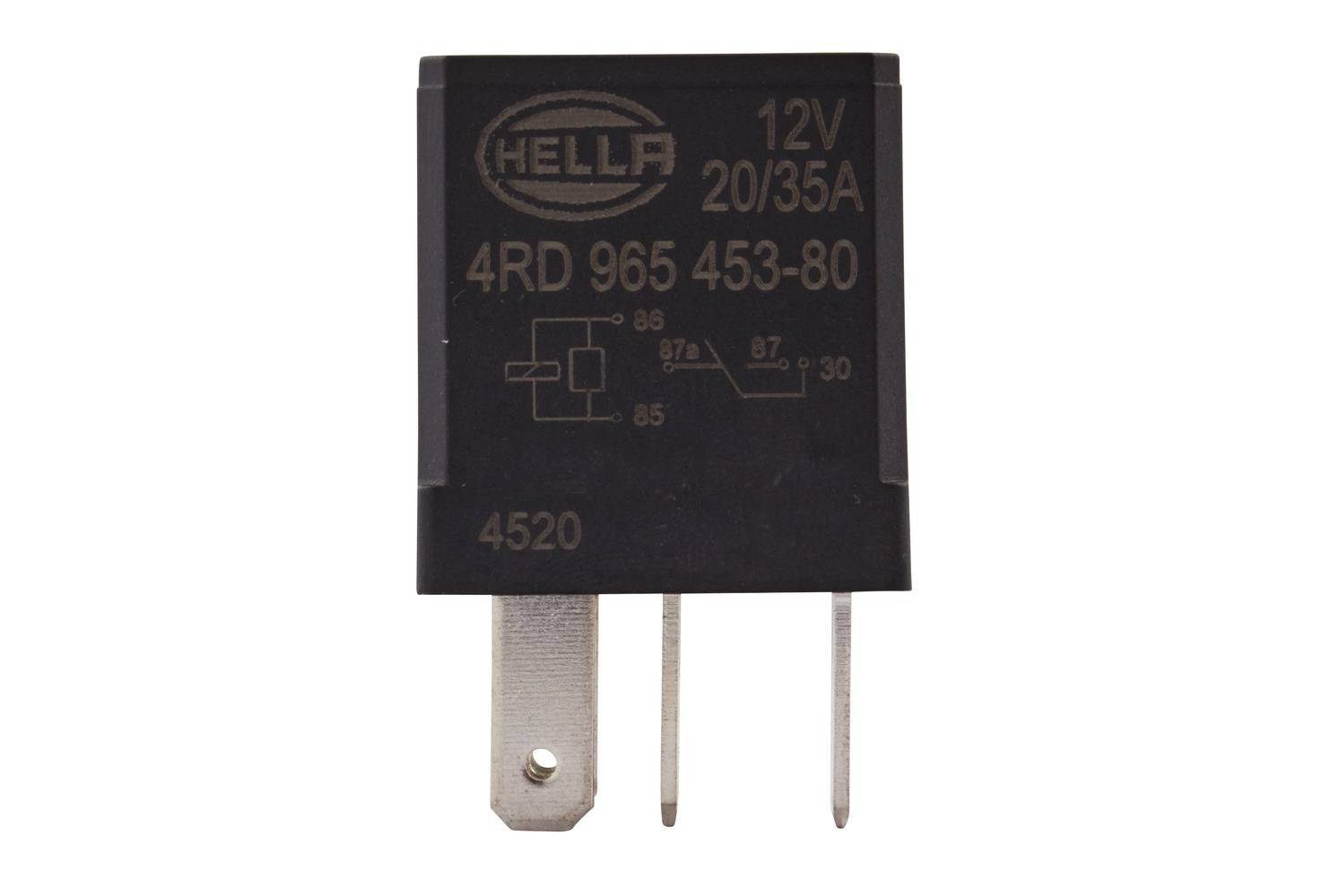 HELLA 4RD 965 453-801 Relais, Arbeitsstrom - 12V - 5-polig - Wechsler - Menge: 1