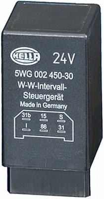 HELLA 5WG 002 450-301 Relais, Wisch-Wasch-Intervall - 24V - 6-polig - ohne Halter