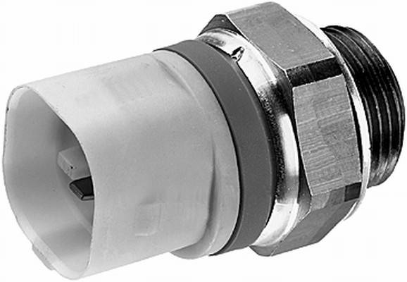 HELLA 6ZT 007 837-061 Temperaturschalter, Kühlerlüfter - 12V - Anschlussanzahl: 3 - Flachstecker - g