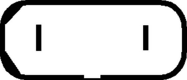 HELLA 6ZT 007 801-011 Temperaturschalter, Kühlerlüfter - 12V - Anschlussanzahl: 2 - Flachstecker - g