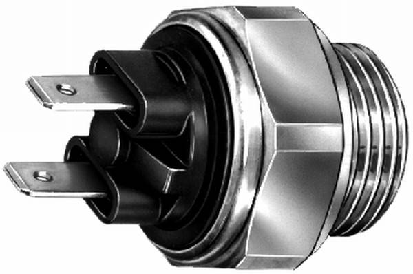 HELLA 6ZT 007 800-011 Temperaturschalter, Kühlerlüfter - 12V - Anschlussanzahl: 2 - Flachstecker - g