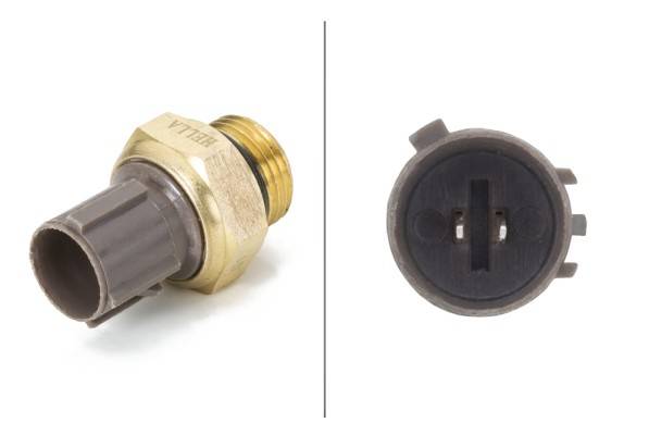 HELLA 6ZT 007 835-091 Temperaturschalter, Kühlerlüfter - 12V - Anschlussanzahl: 2 - Flachstecker - g