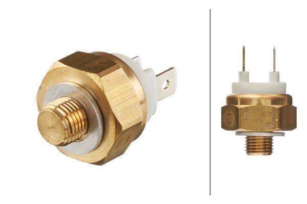 HELLA 6ZT 010 967-111 Temperaturschalter, Kühlmittelwarnlampe - Anschlussanzahl: 2 - Öffner - Außeng