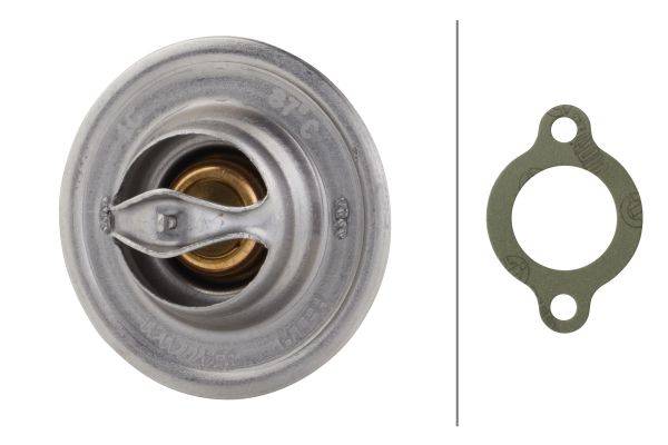 HELLA 8MT 354 774-141 Thermostat, Kühlmittel - Öffnungstemperatur: 87°C - mit Dichtung