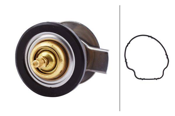 HELLA 8MT 354 777-591 Thermostat, Kühlmittel - Öffnungstemperatur: 87°C - mit Dichtung