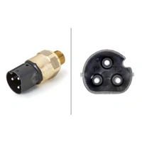 HELLA 6ZT 007 837-001 Temperaturschalter, Kühlerlüfter - 12V - Anschlussanzahl: 3 - Rundstecker - ge HELLA 6ZT 007 837-001 Temperaturschalter, Kühlerlüfter - 12V - Anschlussanzahl: 3 - Rundstecker - ge
