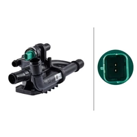 HELLA 8MT 354 777-071 Thermostat, Kühlmittel - Öffnungstemperatur: 83°C - mit Dichtung/mit Temperatu HELLA 8MT 354 777-071 Thermostat, Kühlmittel - Öffnungstemperatur: 83°C - mit Dichtung/mit Temperatu