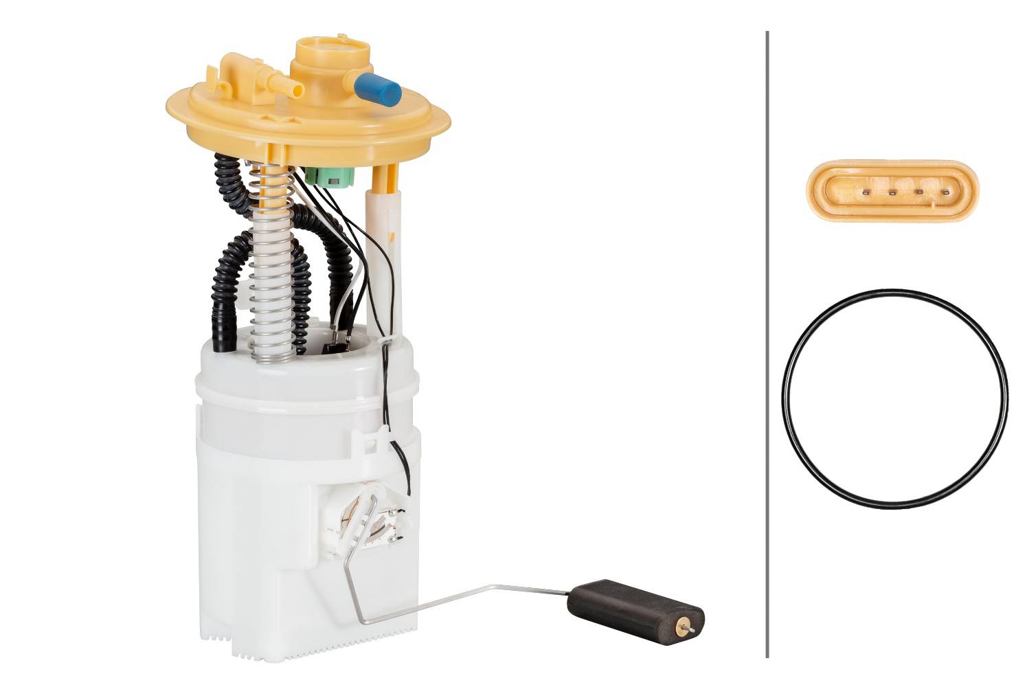 HELLA 8TF 358 146-591 Kraftstoff-Fördereinheit - elektrisch - 4-polig - mit Dichtung/mit Tankgeber
