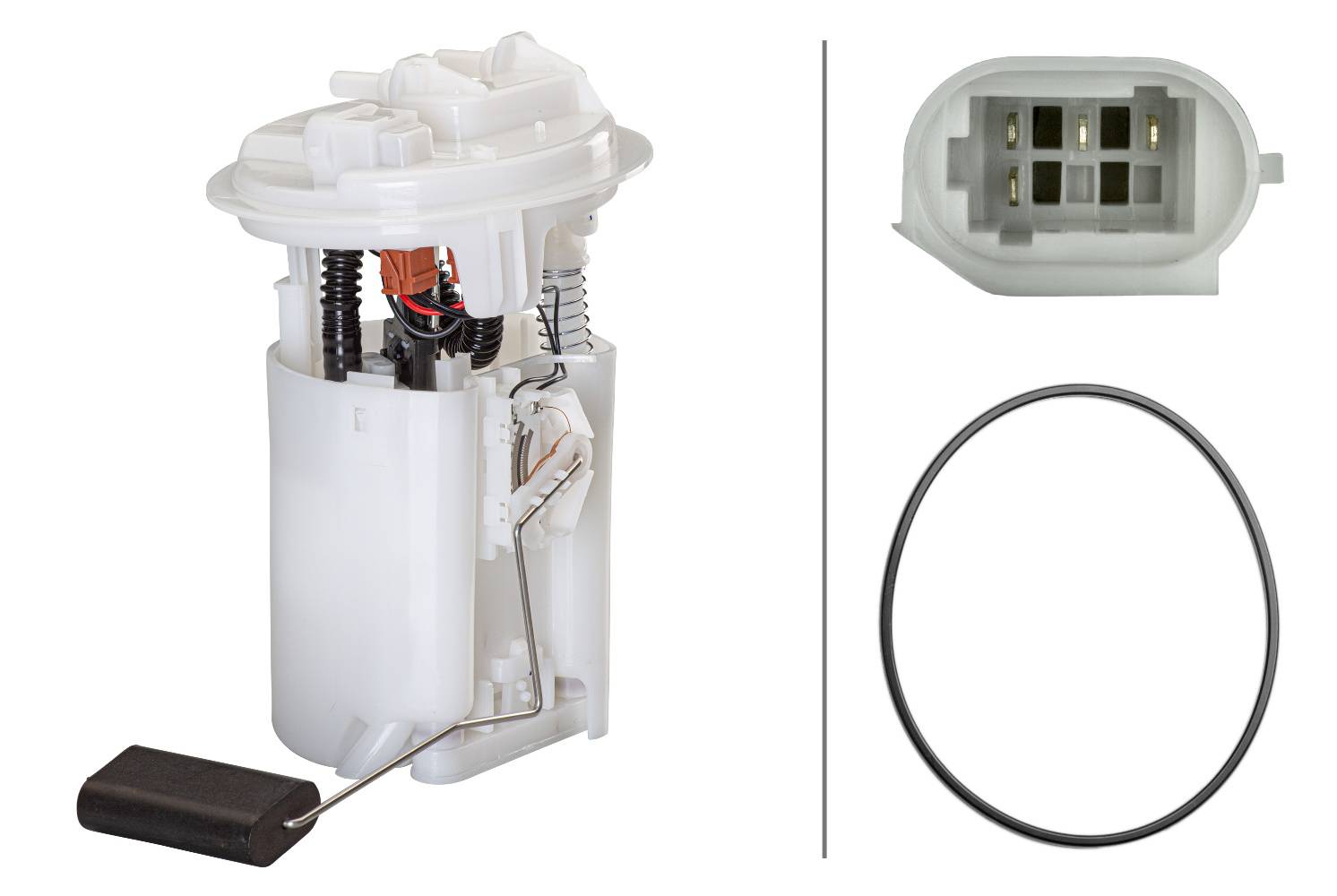 HELLA 8TF 358 106-471 Kraftstoff-Fördereinheit - elektrisch - 4-polig - mit Dichtung/mit Tankgeber