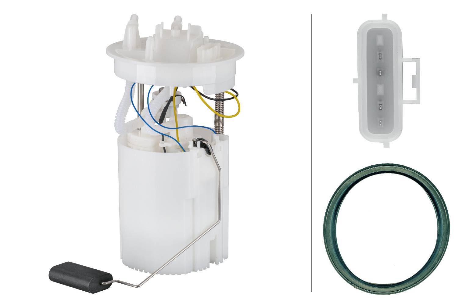 HELLA 8TF 358 146-171 Kraftstoff-Fördereinheit - elektrisch - 4-polig - mit Dichtung/mit Tankgeber