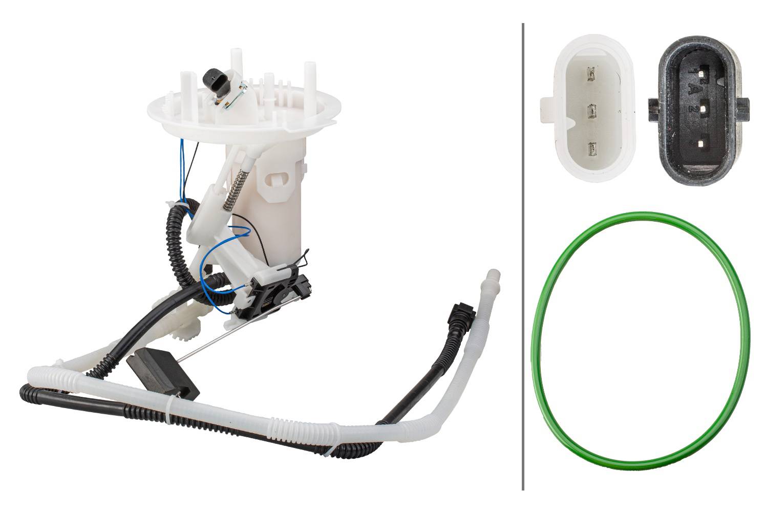 HELLA 8TF 358 146-711 Kraftstoff-Fördereinheit - elektrisch - 3-polig - mit Dichtung/mit Tankgeber -