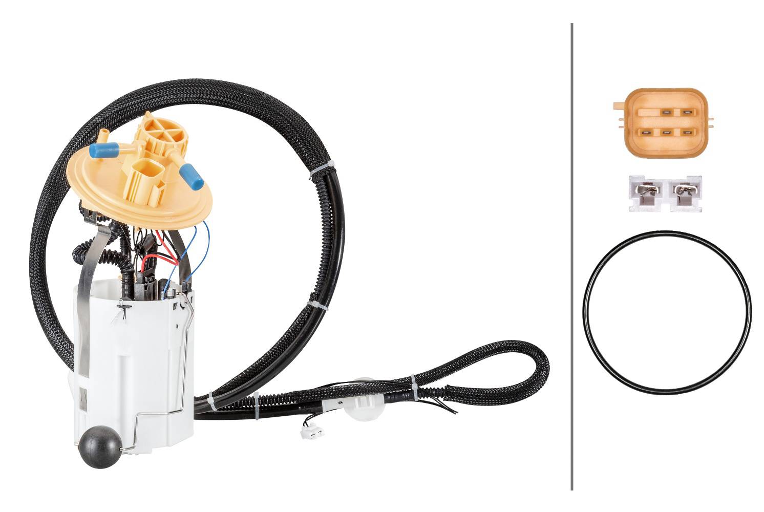 HELLA 8TF 358 146-571 Kraftstoff-Fördereinheit - elektrisch - 5-polig - mit Dichtung/mit Tankgeber