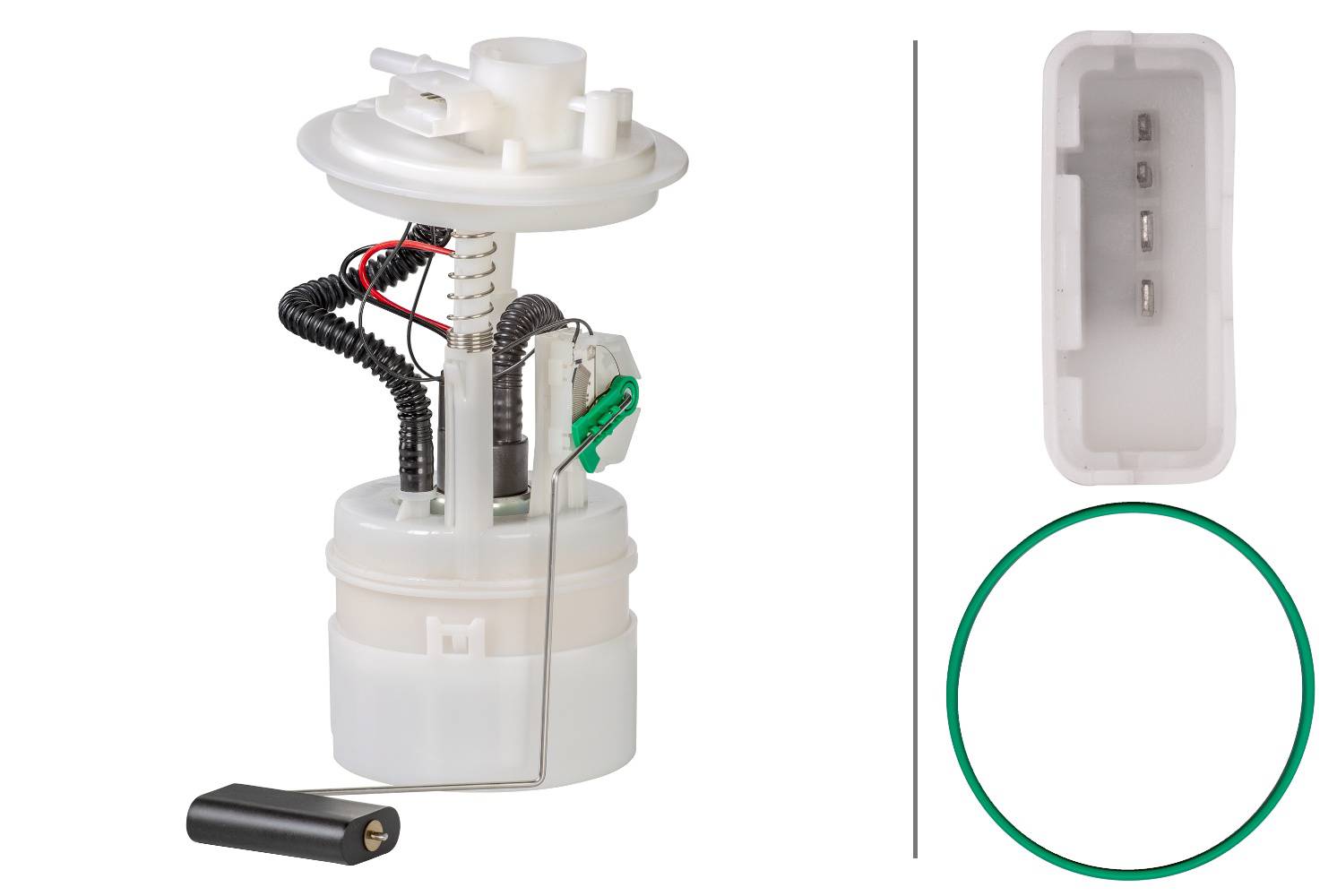 HELLA 8TF 358 106-161 Kraftstoff-Fördereinheit - elektrisch - 4-polig - mit Dichtung/mit Tankgeber