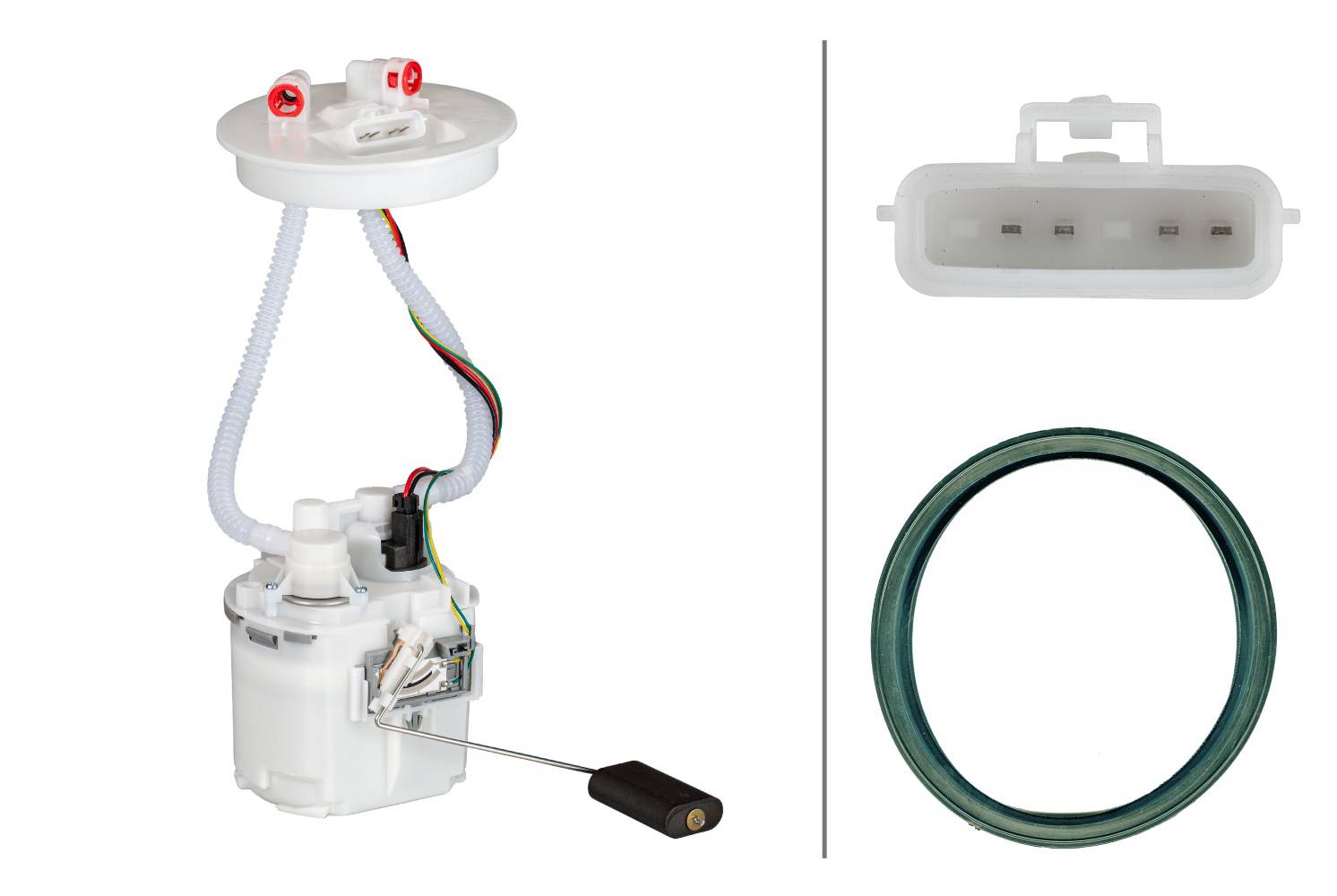 HELLA 8TF 358 146-331 Kraftstoff-Fördereinheit - elektrisch - 4-polig - mit Dichtung/mit Tankgeber