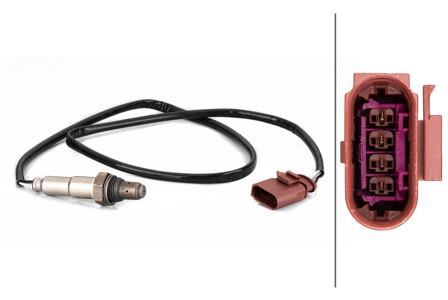 HELLA 6PA 358 103-231 Lambdasonde - 4-polig - Kabel: 945mm